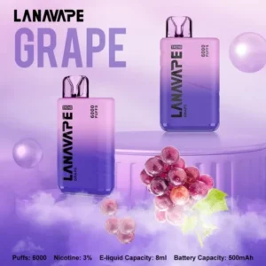 Lana拋棄式一次性電子煙|Lana Bar BC6000 Puffs|葡萄