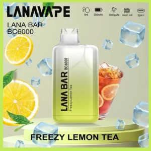 Lana拋棄式一次性電子煙|Lana Bar BC6000 Puffs|檸檬茶