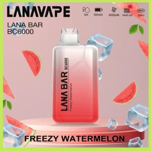 Lana拋棄式一次性電子煙|Lana Bar BC6000 Puffs|西瓜