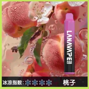 Lana拋棄式一次性電子煙|Lana Zolt 8000 Puffs|桃子