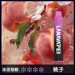 Lana拋棄式一次性電子煙|Lana Zolt 8000 Puffs|桃子