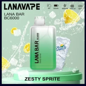 Lana拋棄式一次性電子煙|Lana Bar BC6000 Puffs|雪碧